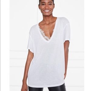 Anine bing white tee, v-neck